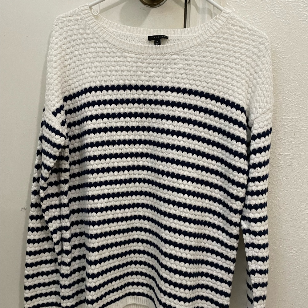 Talbots Striped Knit Sweater
